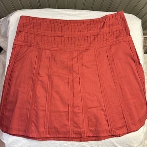 Prana skirt size 10 NWT coral Ragland Breathe